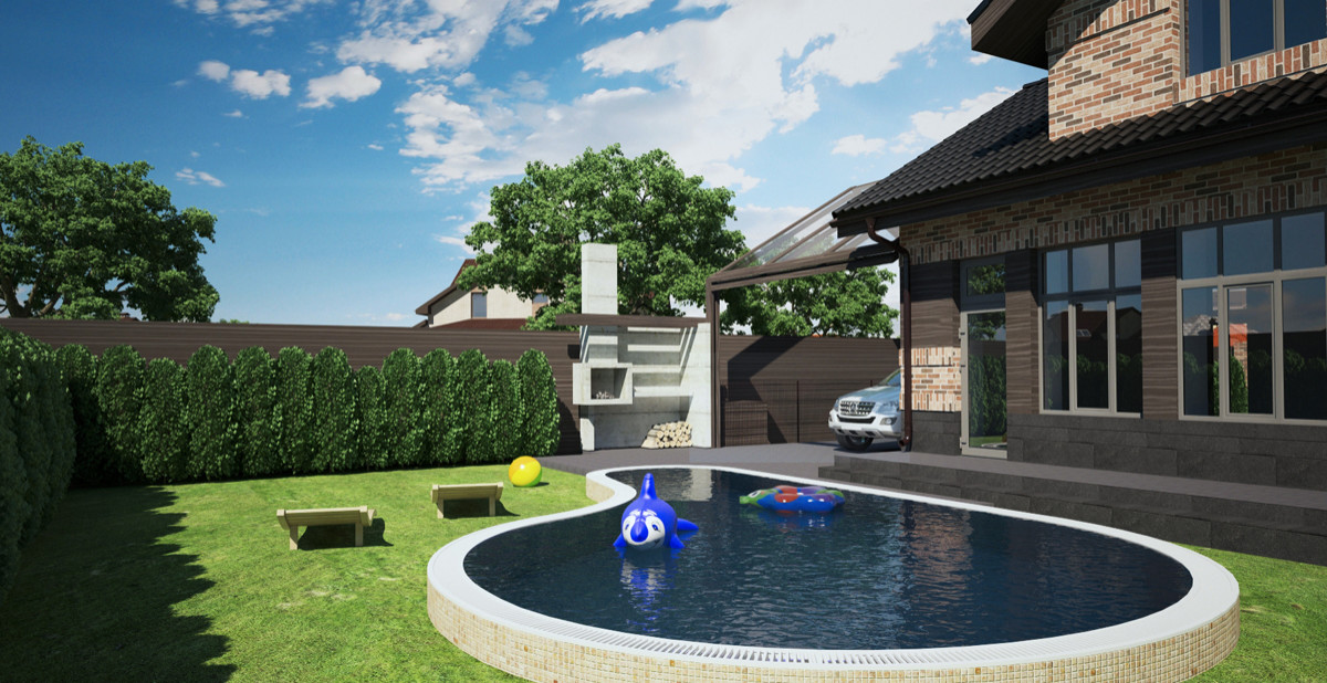 Коттедж из кирпича