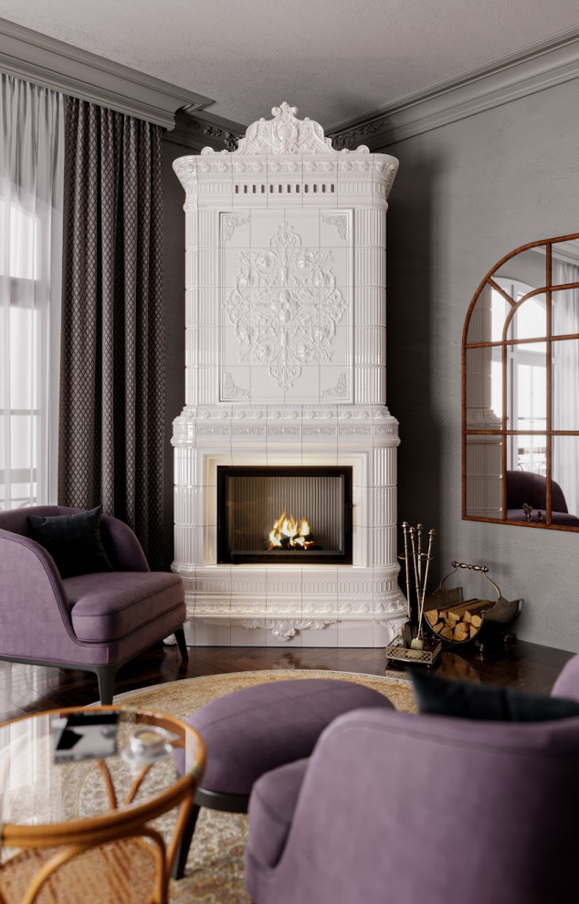 Изразцовый камин "Леон"