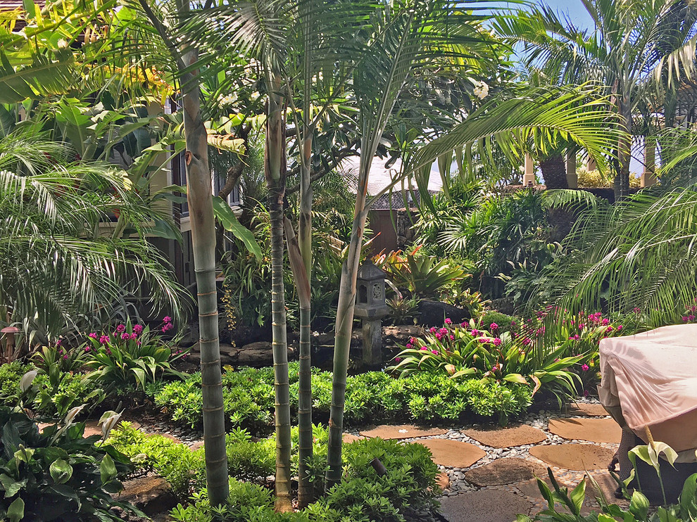 Tropical garden in Hawaii.