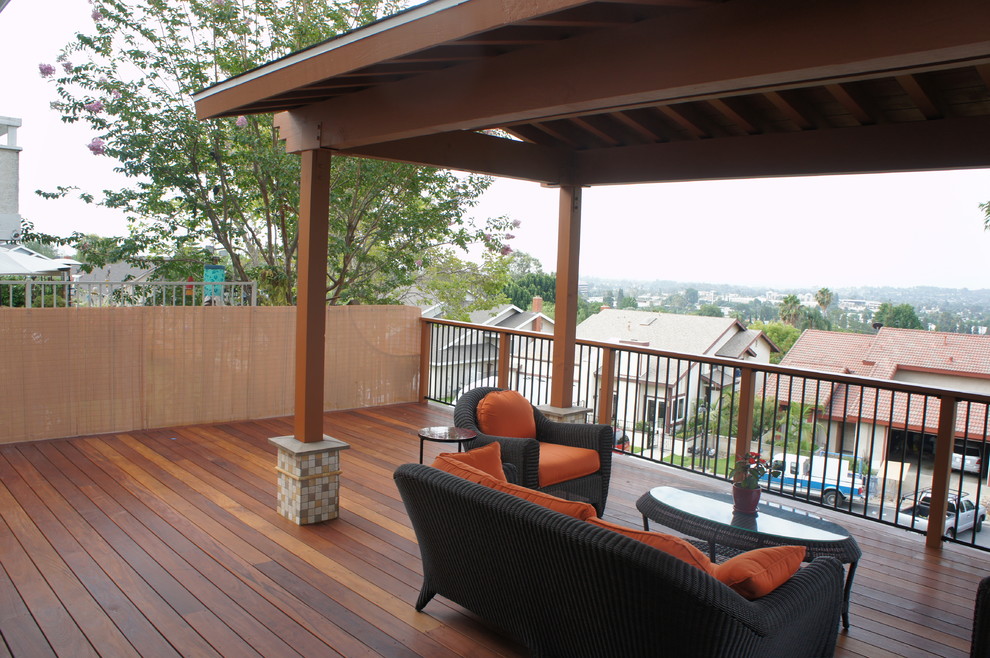 IPE multi level modern backyard - Modern - Deck - Los Angeles - by LA