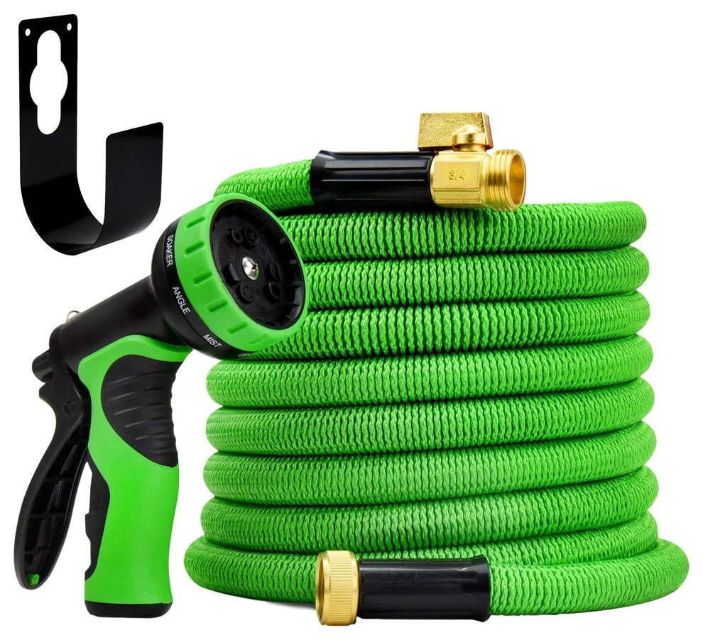 Copy of New World's Strongest Expandable Hose Set Heavy Duty (Green), 100FT Contemporary