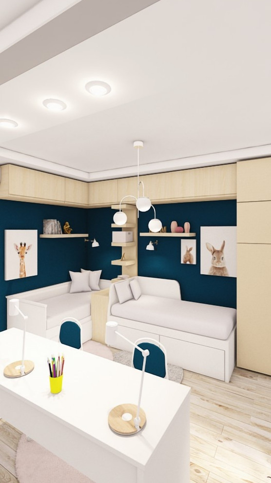 Il progetto di appartamento per una giovane famiglia