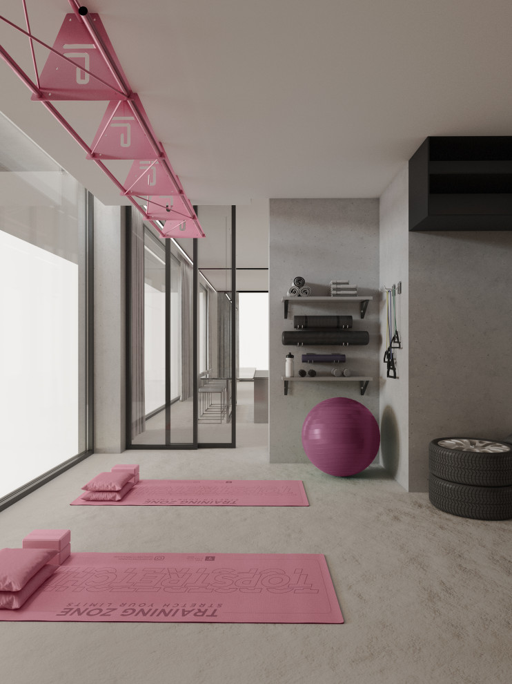 Интерьер большого загородного дома