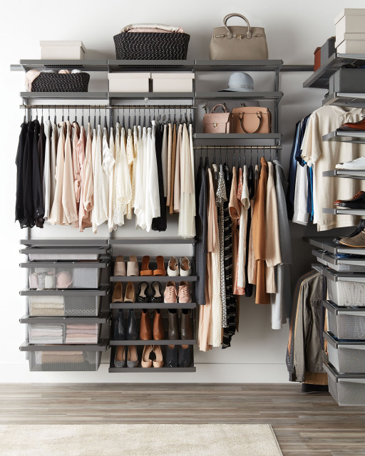 Walkin Closet Transitional Wardrobe DC Metro by The Container