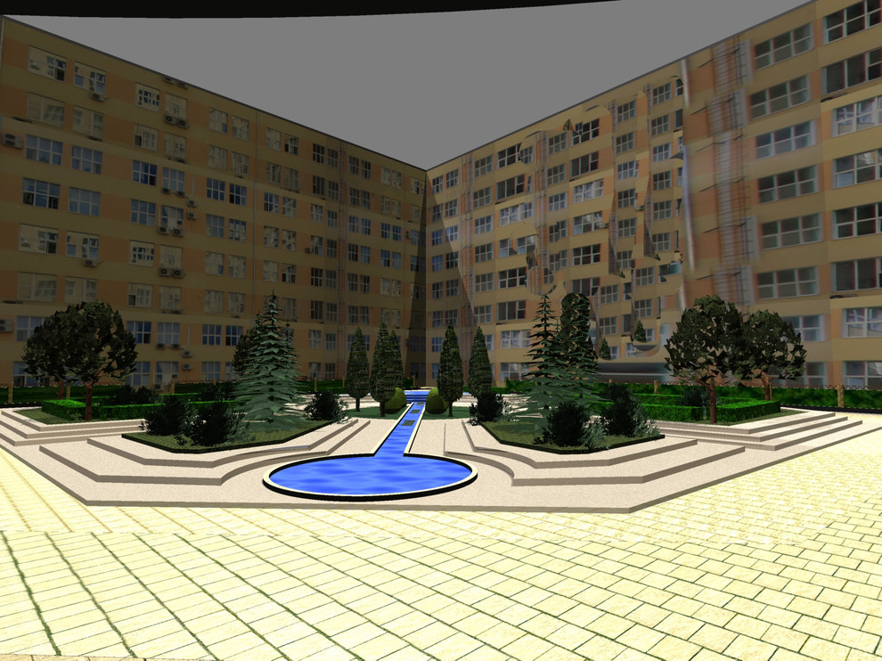 Проект дворика МинПромТорга