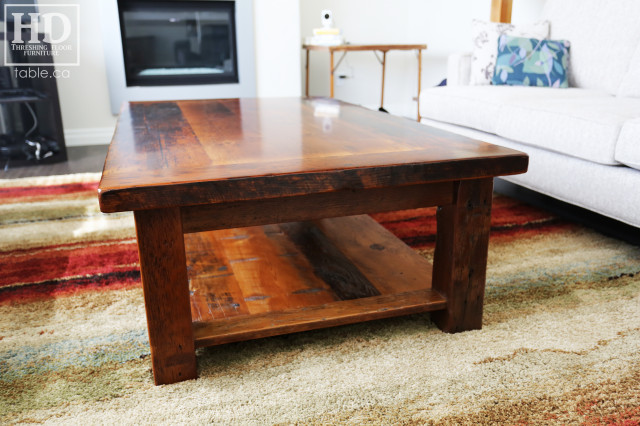 Coffee Tables Made from Reclaimed Wood montagne-salon