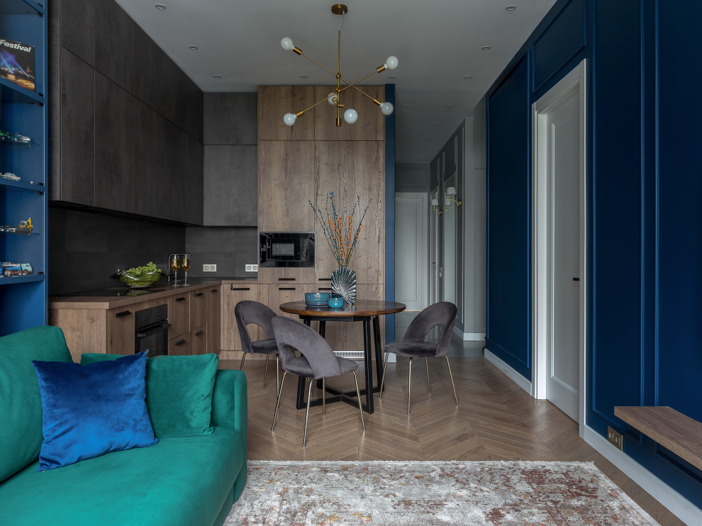 Семейная квартира с интересными дизайнерскими решениями