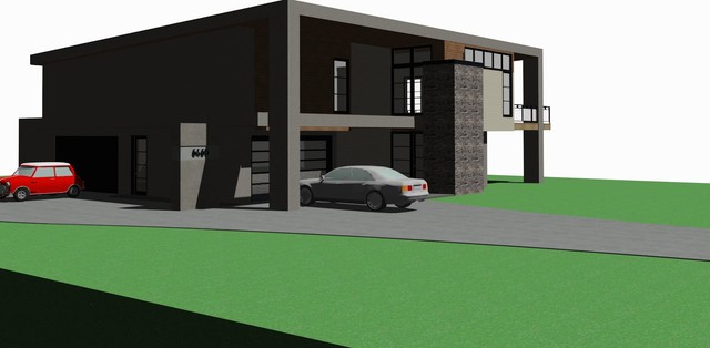 Post Modern study rendering