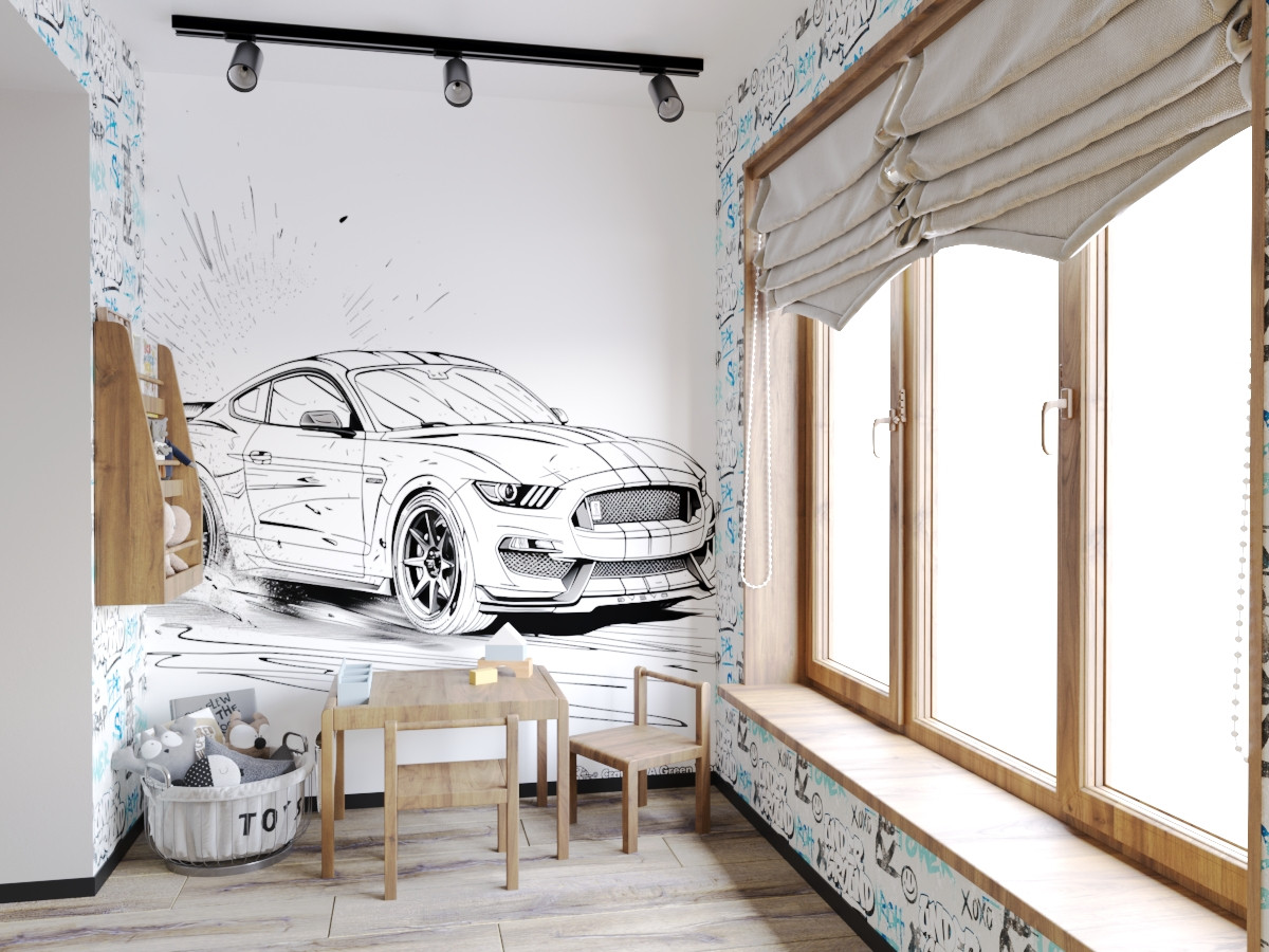 Детская комната для двух мальчиков