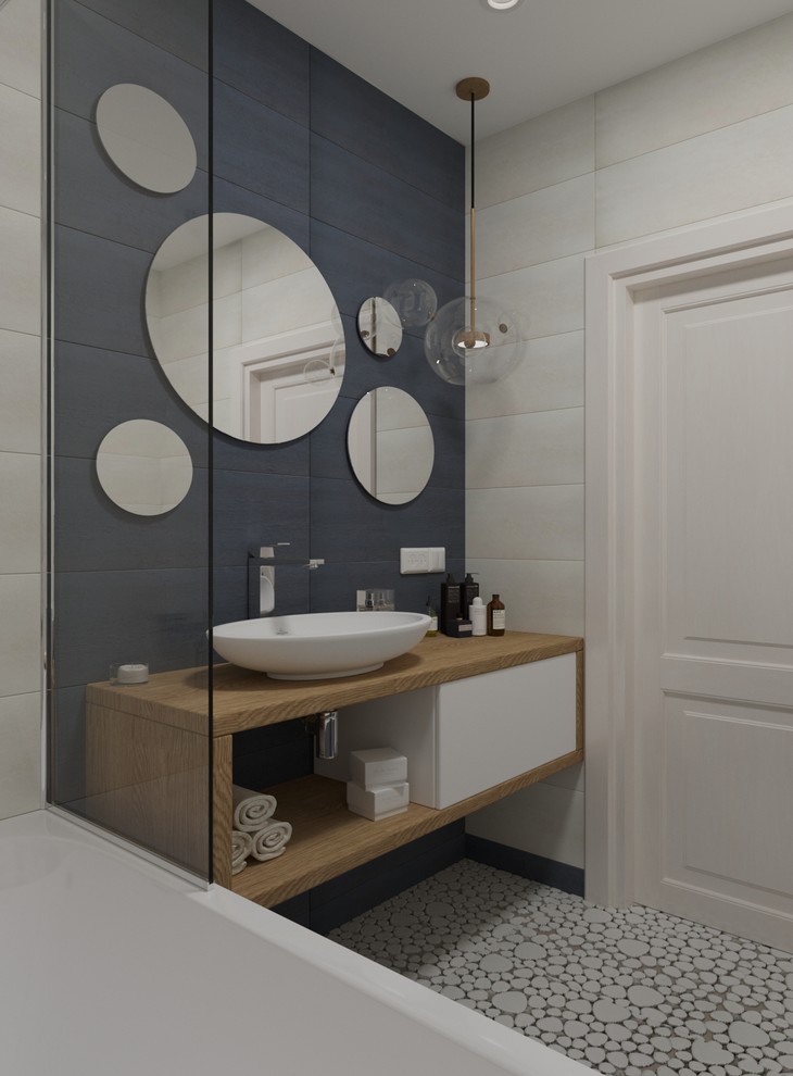 Дизайн ванной комнаты проект "И"