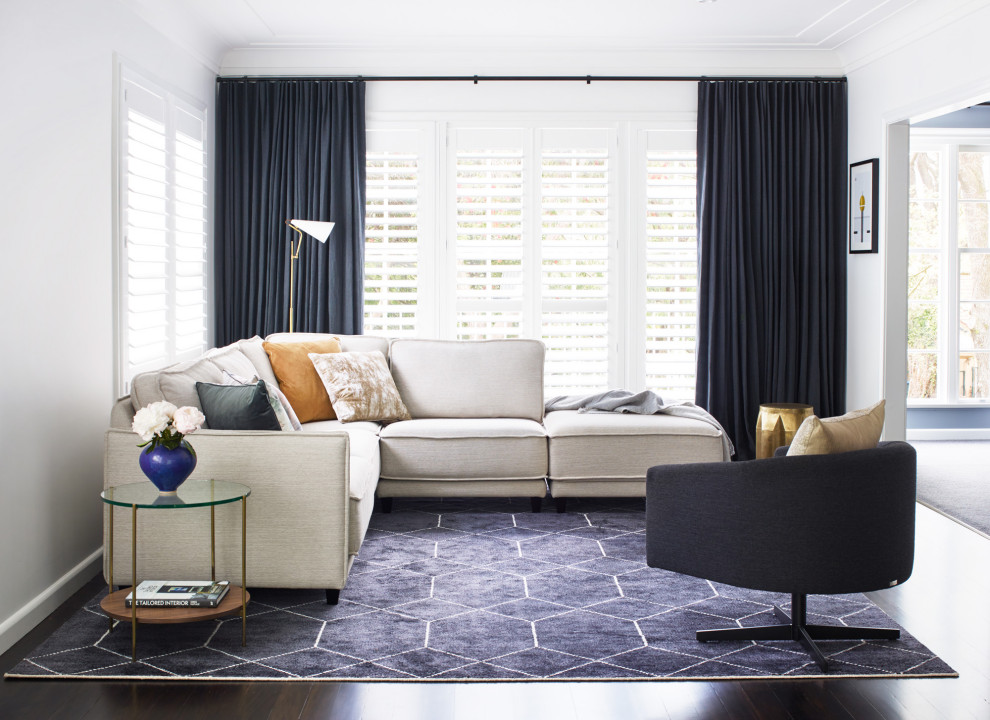 Inspiration for a modern living room in Auckland.