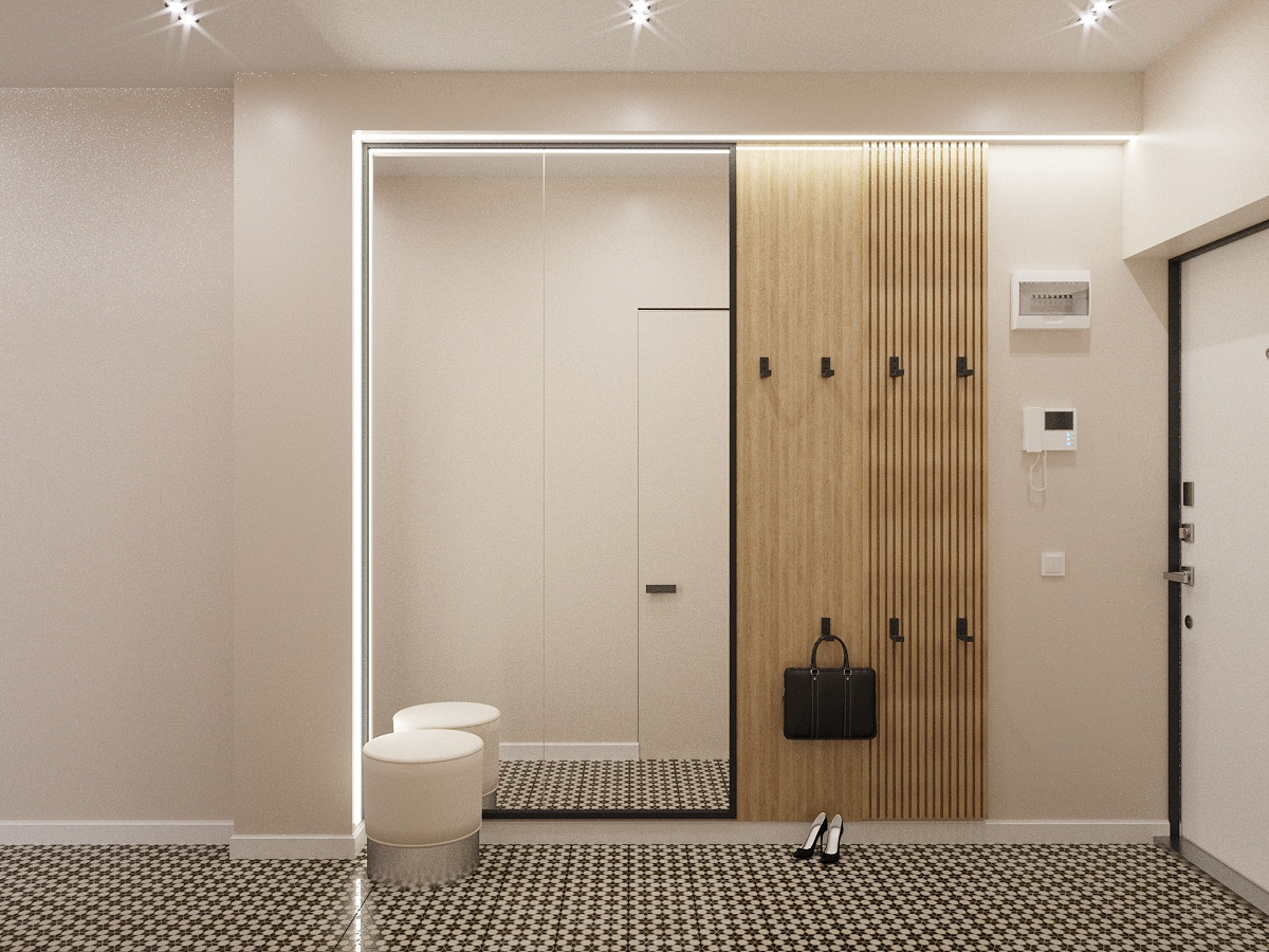 Современный интерьер с сканди нотками