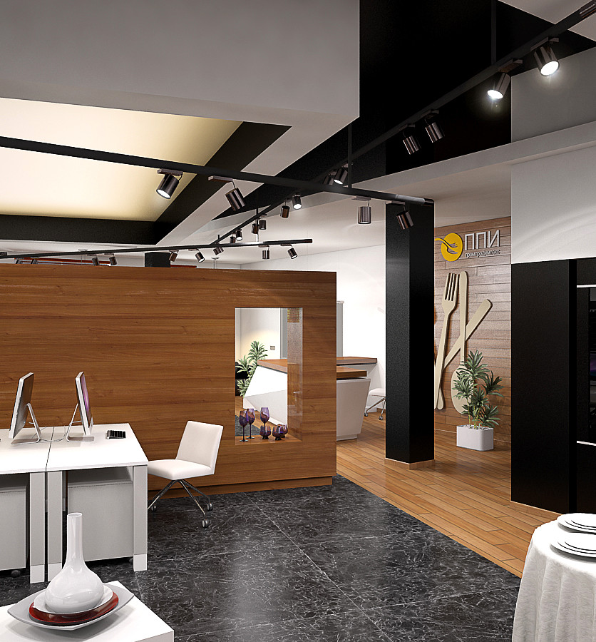 Визуализация салона посуды и подарков