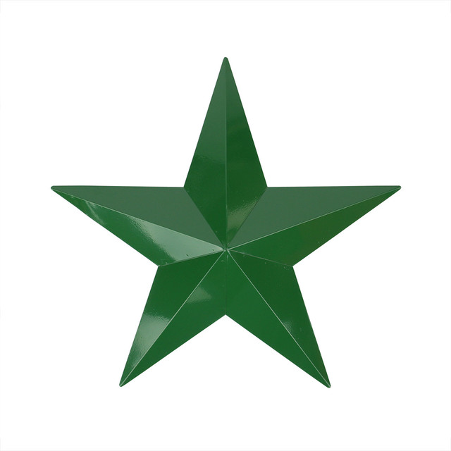 Country Rustic Star Indoor Outdoor Wall Decoration Brown 15