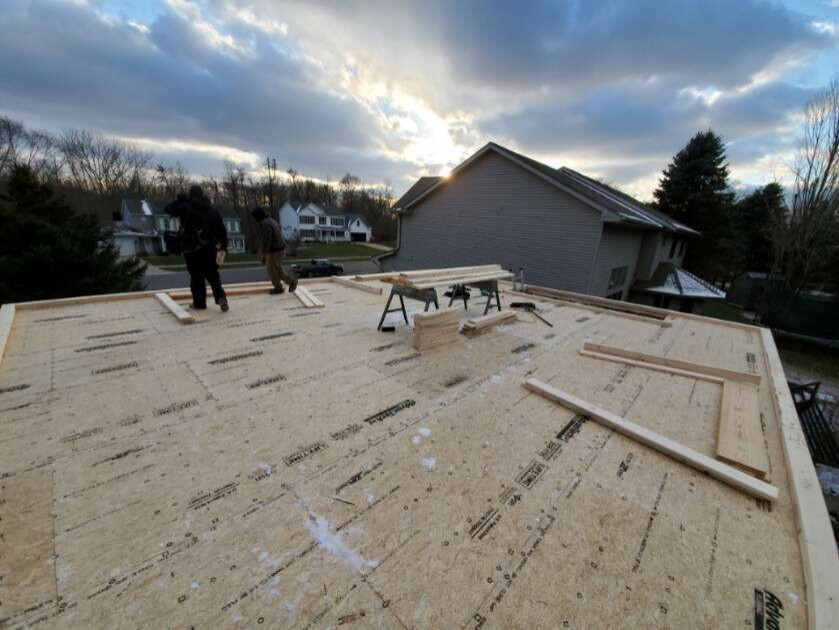 2 story 2 car garage addition