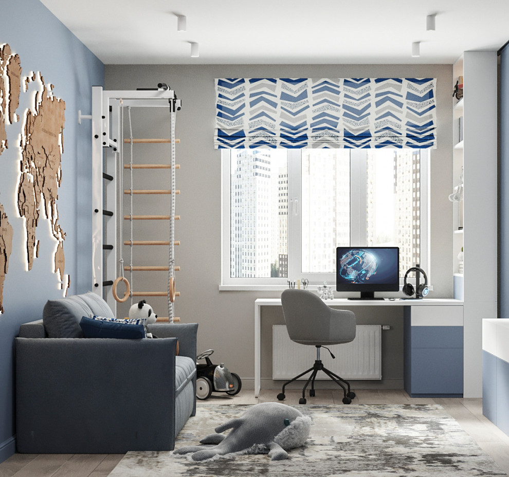 Квартира с современной гостиной с отсылками к ар-деко. Проект 2022 года