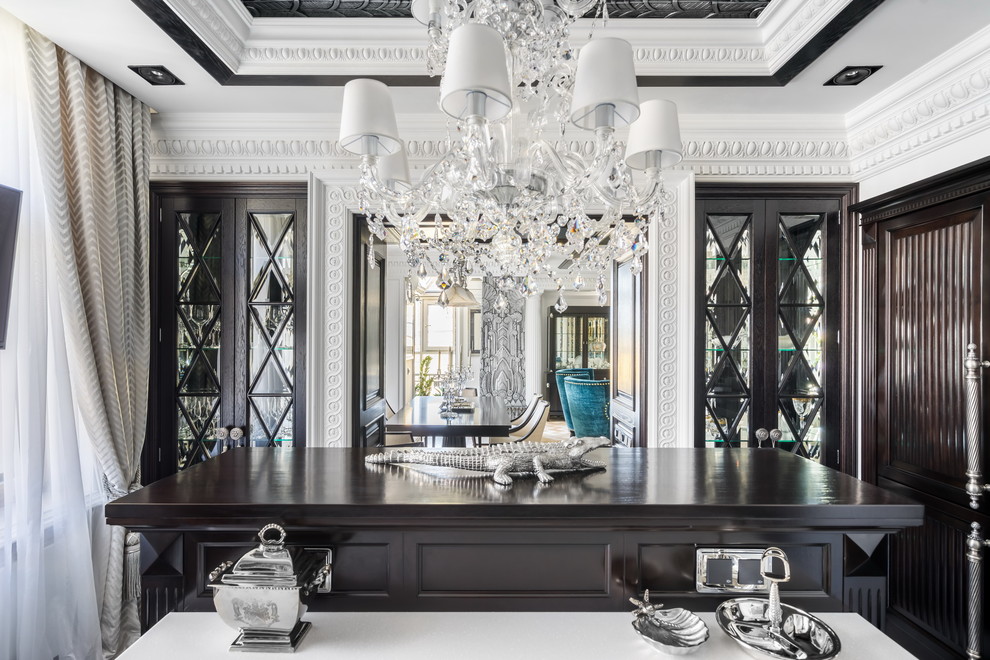 Интерьер квартиры в стиле современной классики с элементами Ар-Деко в Петербурге