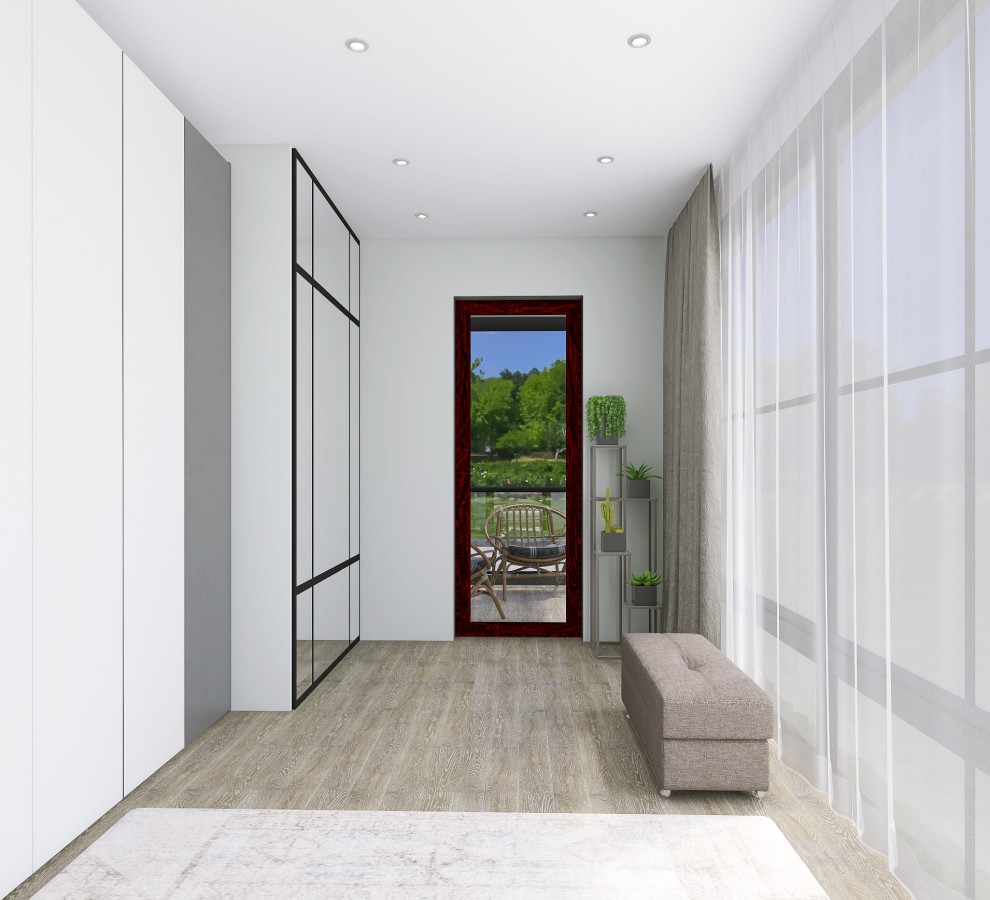 Спальня с панорамным окном