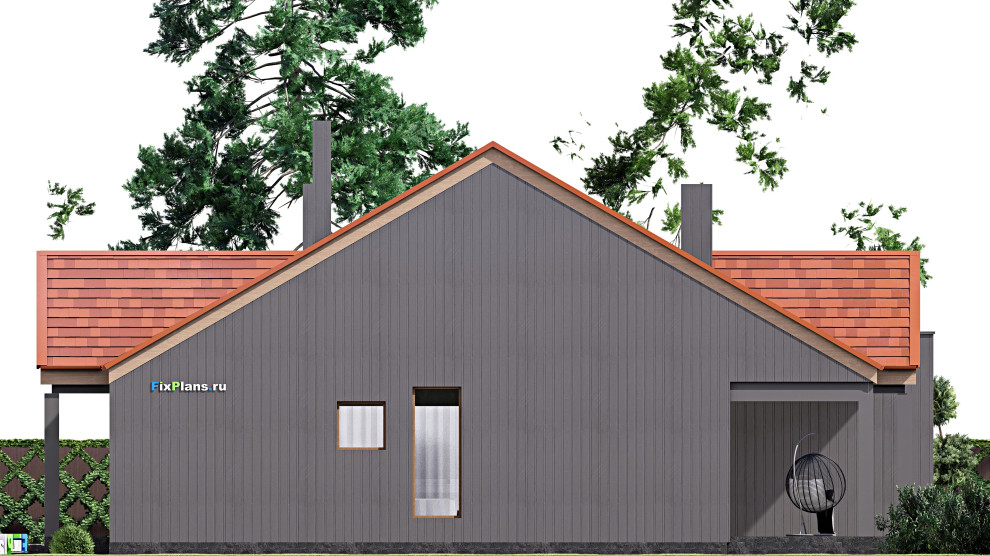 Проект одноэтажного дома 18х21м S246м2 F-16685