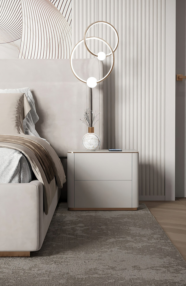 Мастер спальня в двухэтажном доме