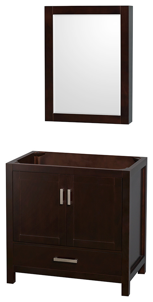 36 Single Bathroom Vanity Espresso No Countertop Sink 36 Single Bathroom Vanity Espresso No
