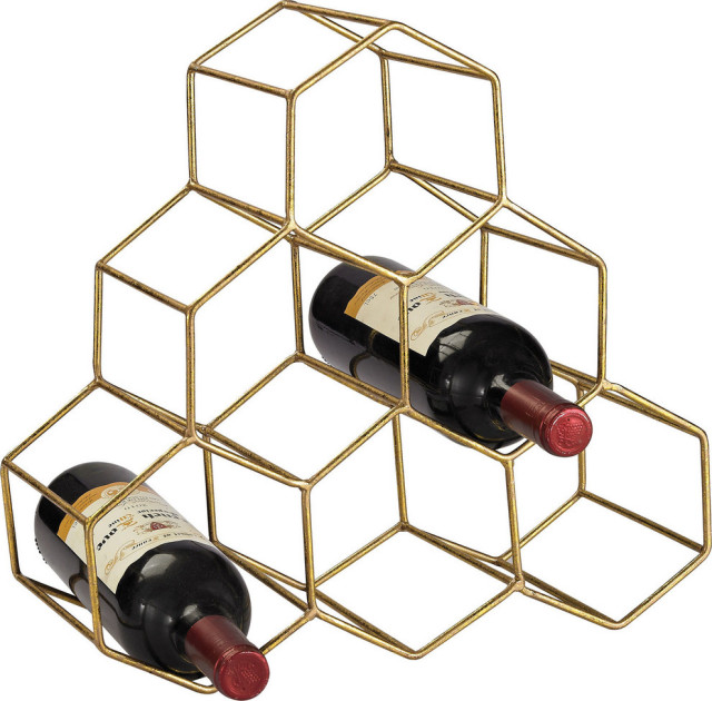 Angular Study Hexagonal Wine Rack - Contemporary - Wine Racks - by ...