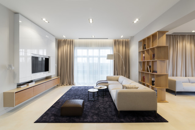 Lake House trendy-dagligstue