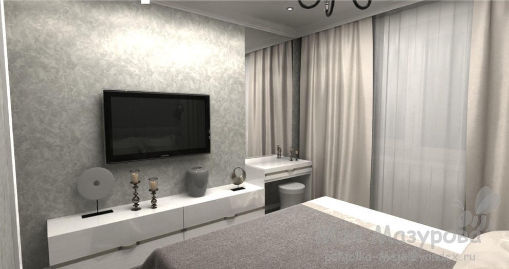 57,6 кв.м. благородной монохромности