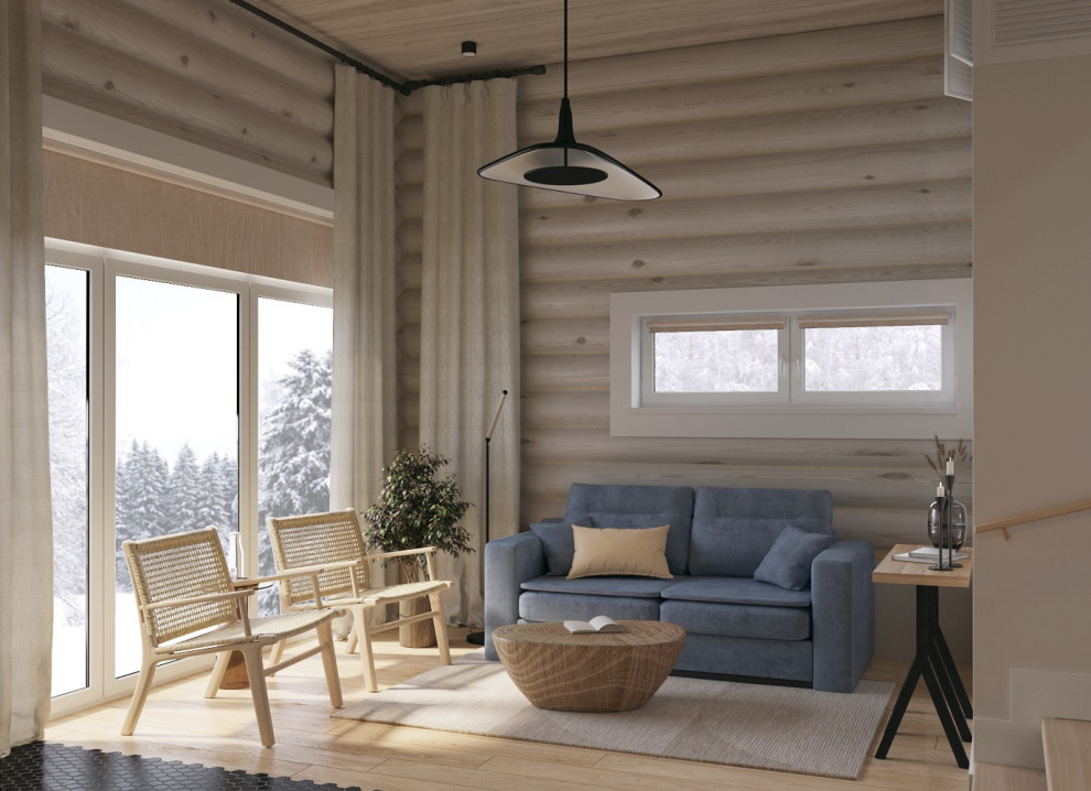 Дом из оцилиндрованного бревна г.Киров