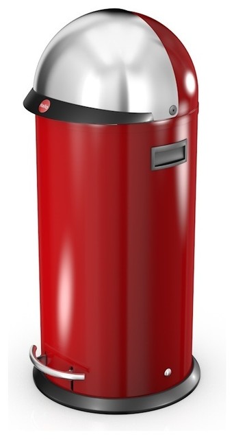 KickViser 50 Waste Bin in Red - Contemporary - Kitchen Tidy Bins - by ...