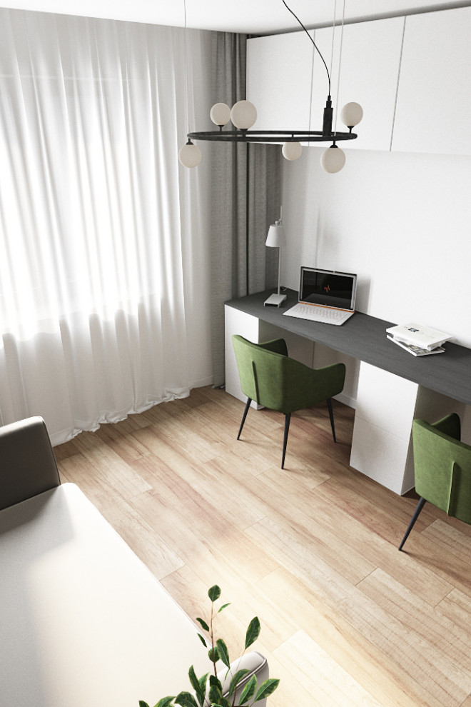 Рабочий кабинет в скандинавском стиле
