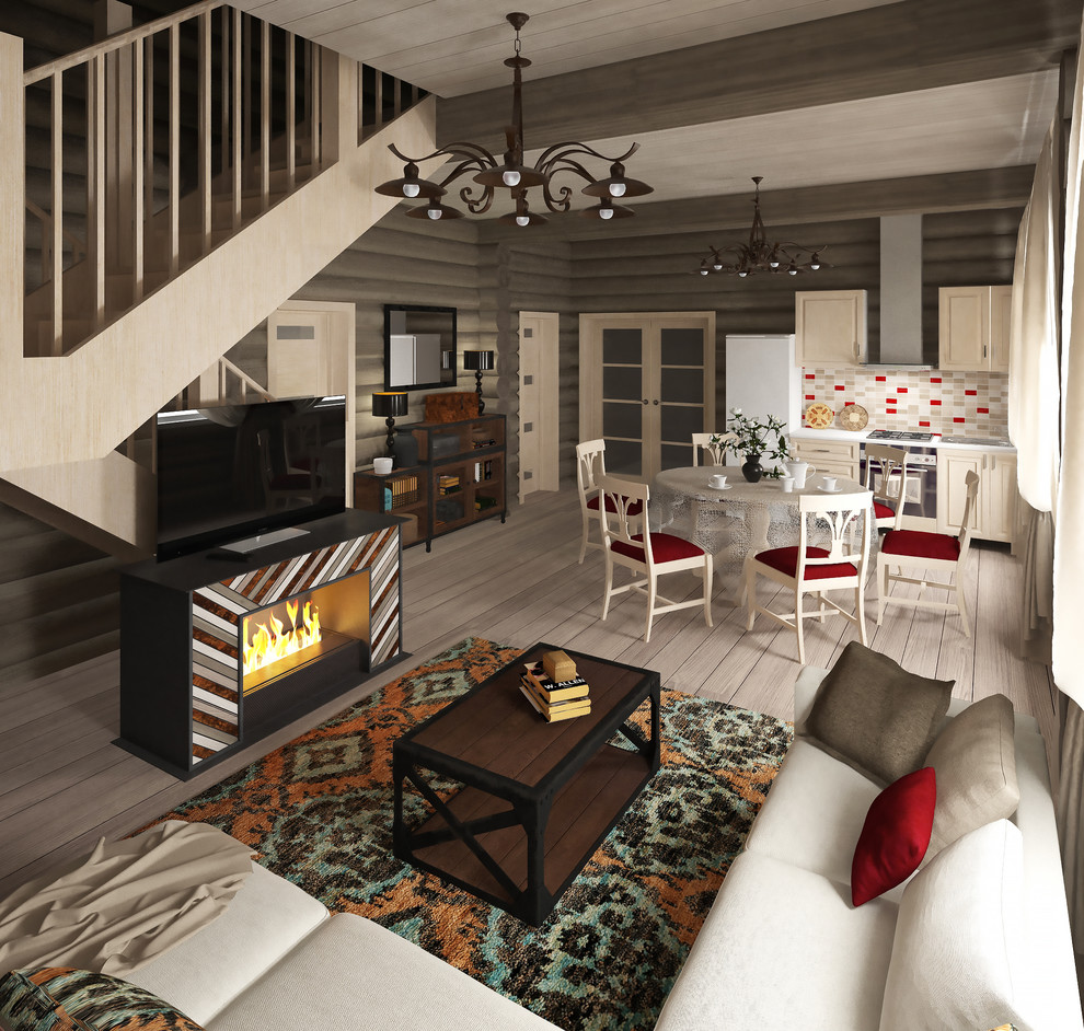 Бревенчатый домик