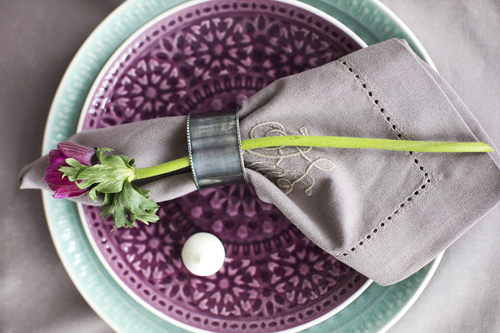 Романтическая сервировка стола