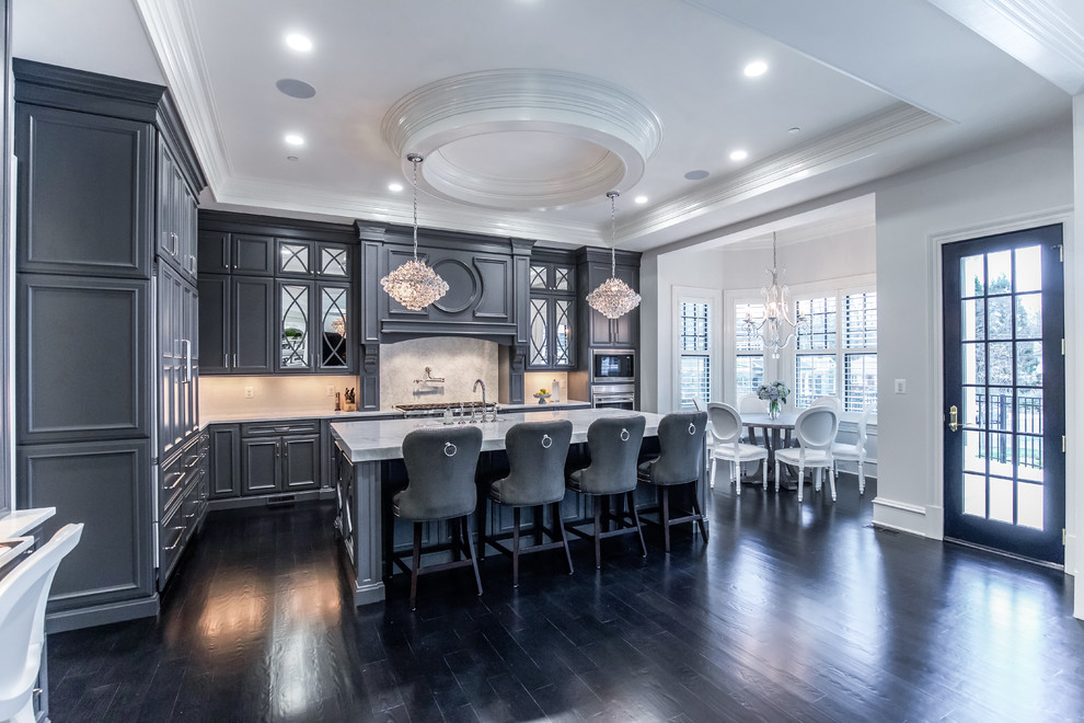 Transitional home design photo in DC Metro