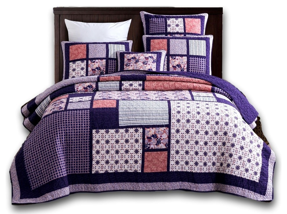 purple quilt