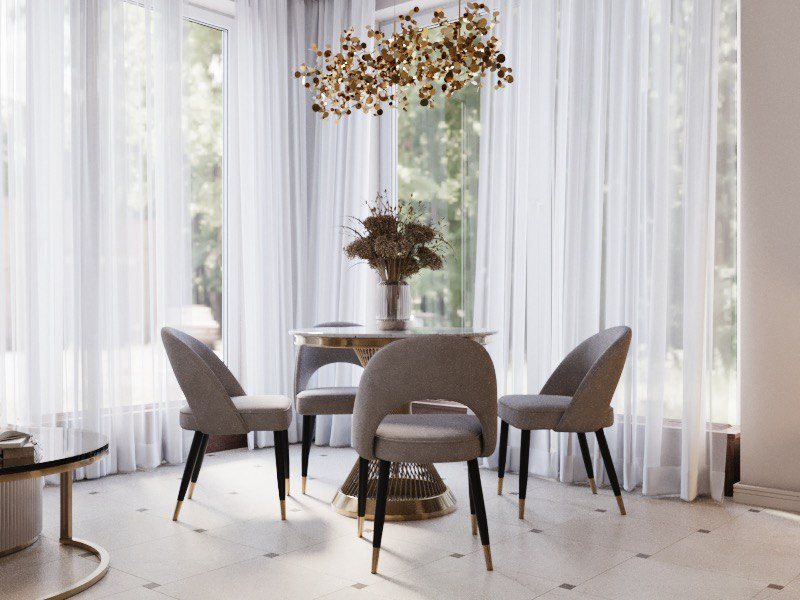 Первый этаж коттеджа