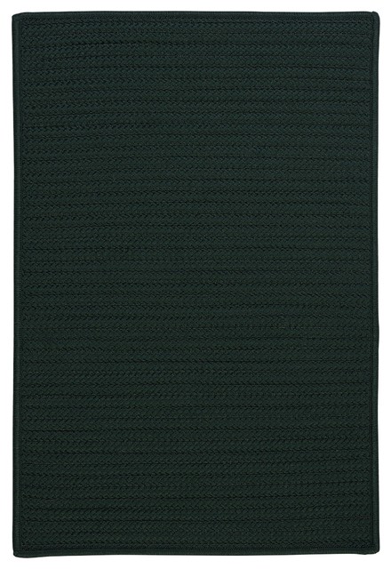 Colonial Mills Simply Home Solid H109 Dark Green Indoor/Outdoor Area ...