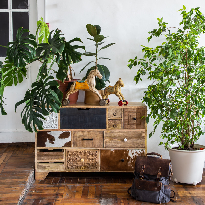 ГОБИНД, ТВ тумба, консоль, массив, лофт