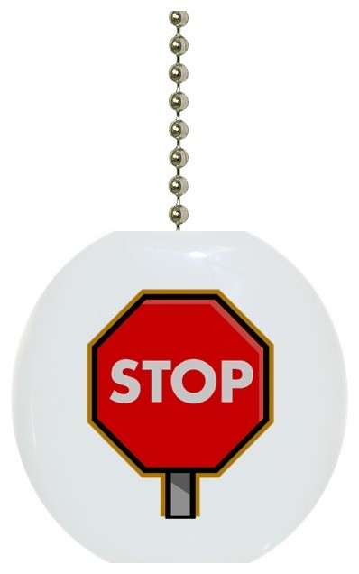 Stop Sign Ceiling Fan Pull, Ceiling Fan Accessories Name