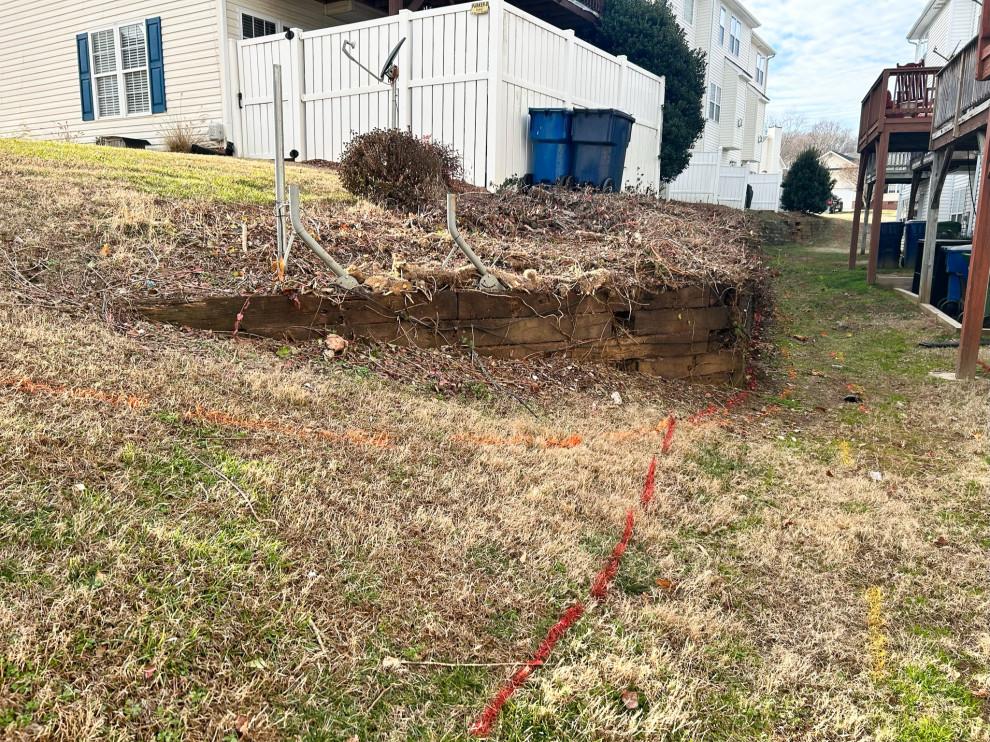 Retaining wall replacement ( Commercial Charlotte, NC)