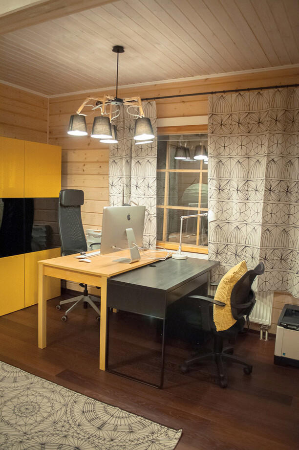 Кабинет. Дом из клееного бруса