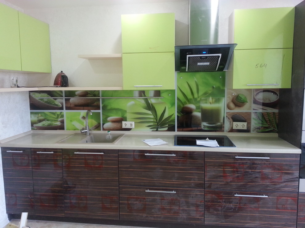 Кухонный фартук из закаленного стекла с фотопечатью "Да Хун Пао"