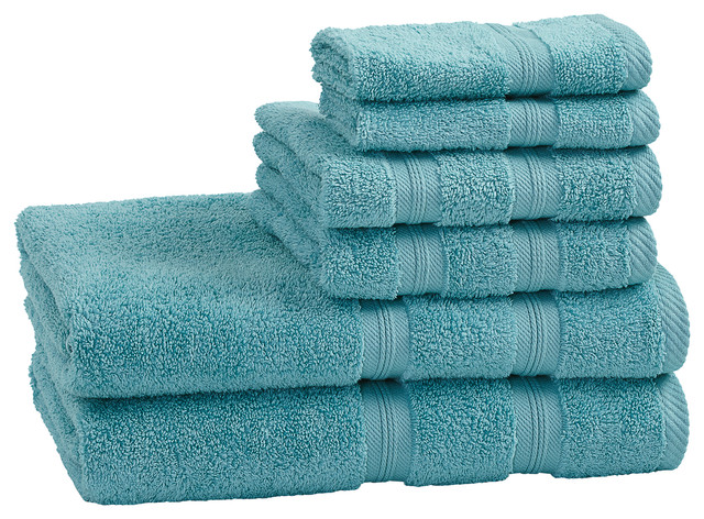 turquoise towel set