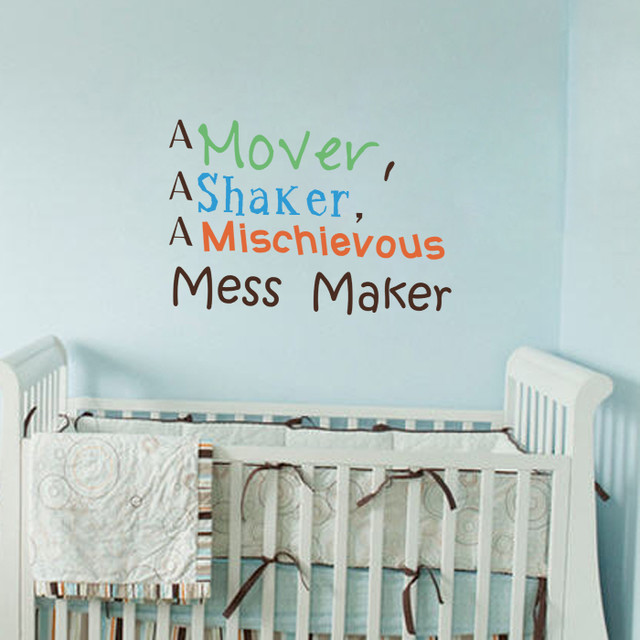 Mess Maker Wall Decal