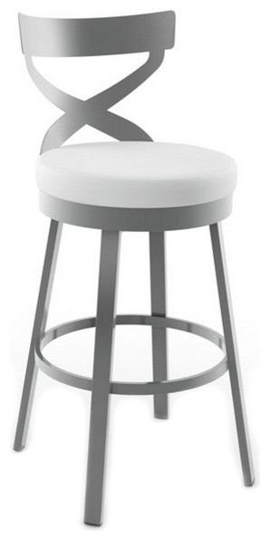 Sculpted Back Swivel Bar Counter Stool, Bar And Counter Stools With Backs