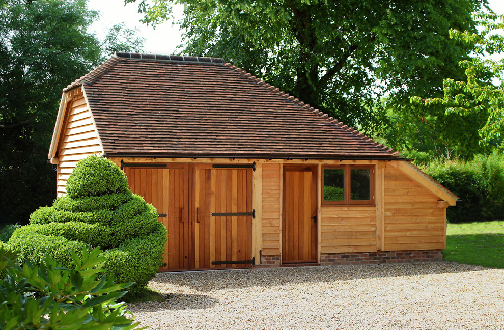 Traditional detached barn in Hampshire.