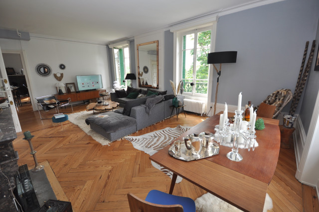 DECORATION D'UN MANOIR &Agrave; LYON klassisch-modern-wohnbereich