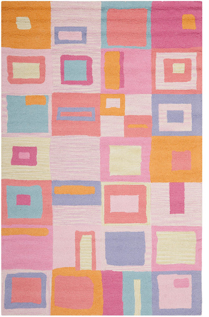 Safavieh Kids Sfk317a Rug Pink Multi 3 0 X5