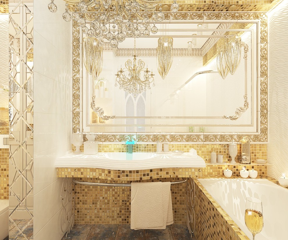 Ванная комната в частном домовладении