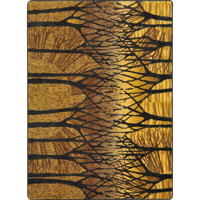 Woodland Way 7'8" x 10'9" area rug, color Goldenrod Contemporary